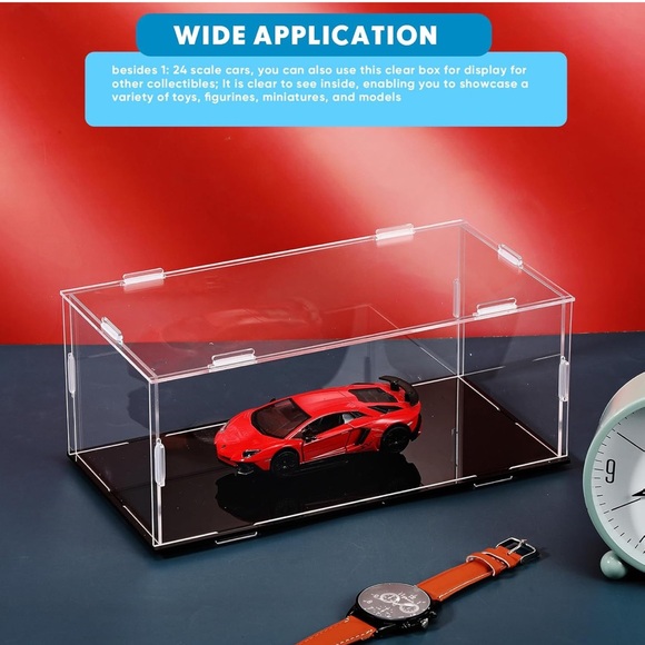 1 Pcs Clear Acrylic Display Case for 1:24 Model Car Requires Installation - Picture 6 of 8